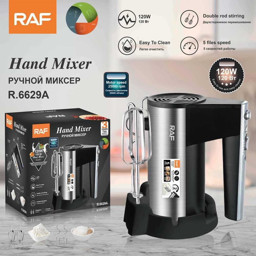 Hand Mixer with Beaters and Dough Hooks