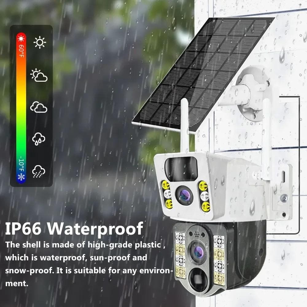 2-in-1 Solar Smart WiFi Camera Pro