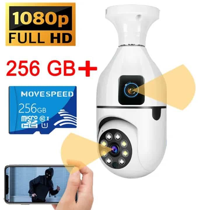 Light Bulb Security Camera 1080p