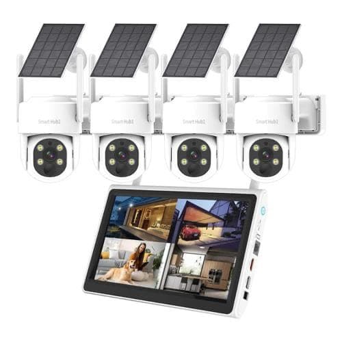4-in-1 Wireless Solar WiFi Camera Kit