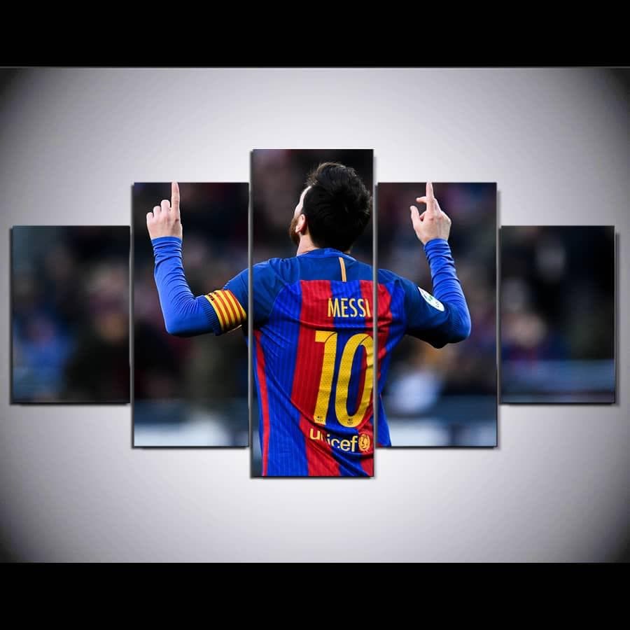 Messi FC Barcelona – 5-Panel Canvas