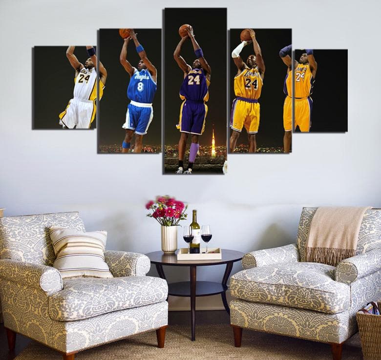 Kobe Bryant Lakers – 5-Panel Canvas