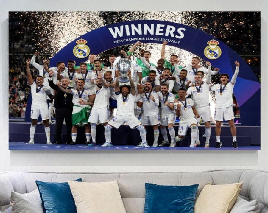 Real Madrid Champions League Winners 2022 – Canvas